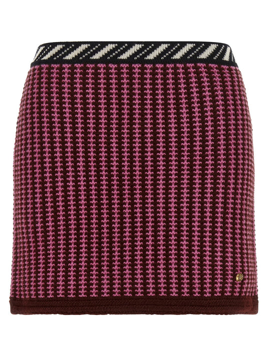 Versace Crochet Knit Skirt