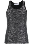 Fabiana Filippi Sequin tank top