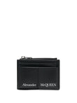 Alexander McQueen logo print cardholder