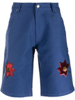 Sky High Farm Workwear Embroidered denim shorts