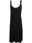 Victoria Beckham Asymmetric fringe mini dress