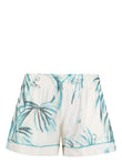 F.R.S . Printed drawstring cotton shorts