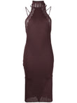 AndreĀdamo AndreÄdamo Ribbed midi dress