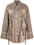 Blumarine Pocketed denim jacket