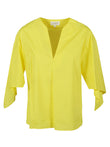 Psophia Cotton v-neck top
