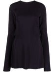032C Flounced mini dress