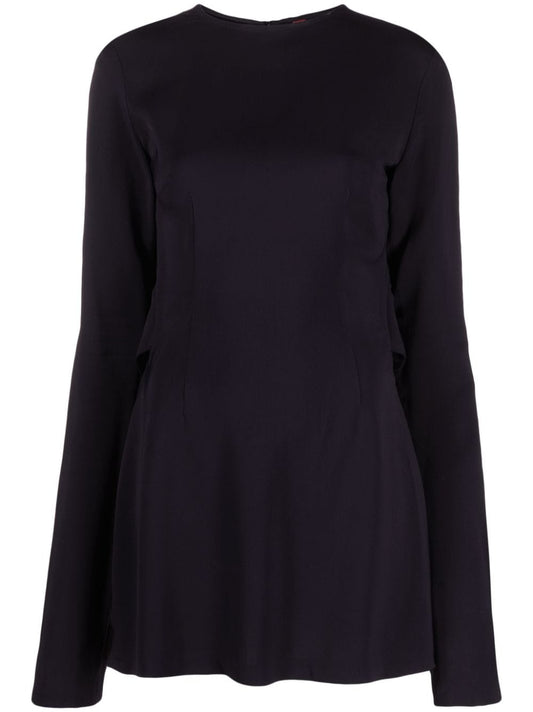 032C Flounced mini dress