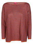 Alessandro Aste Boat neck striped linen sweater