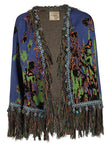 Clocloude Printed cotton cardigan