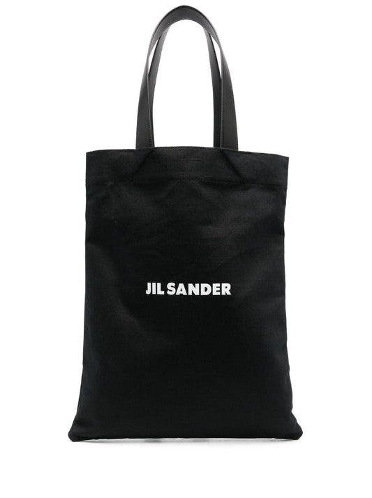 Jil Sander logo-print tote bag