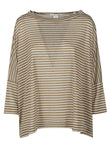 C-Zero Shirt Linen striped sweater