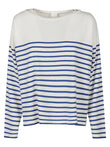 Ct Plage Striped cotton blend pullover