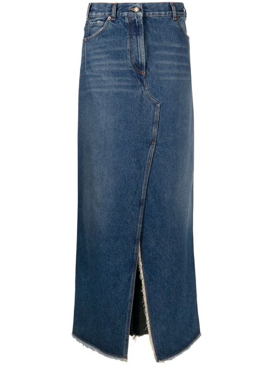 Darkpark Emma denim long skirt