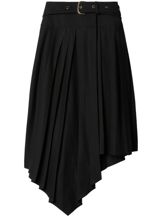 Off White Tech Drill Belt Pleated Skirt