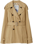 Burberry Belted Cotton Trench Coat