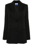 Off White single-breasted virgin-wool blazer