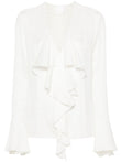 Givenchy Silk ruffled blouse