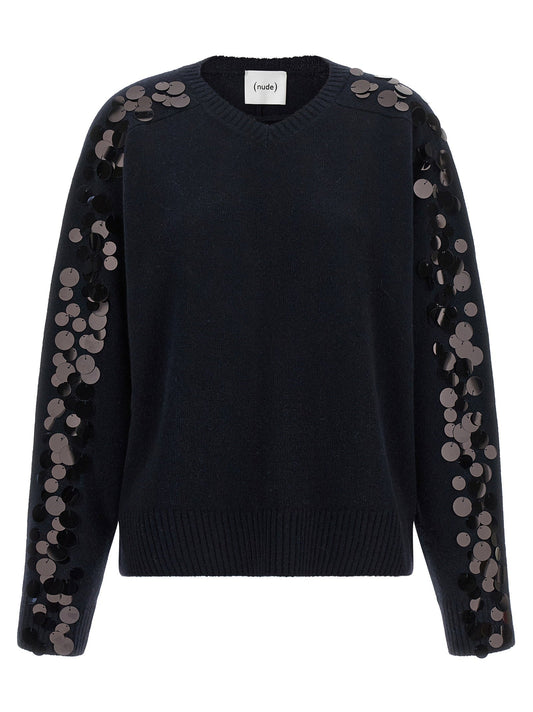 Nude Sequin Sweater