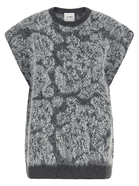 Nude Jacquard Sweater