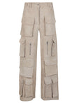 Fermas.Club Suede cargo trousers