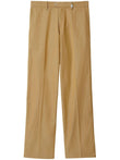 Burberry Straight-leg cotton trousers