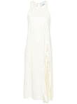 Erika Cavallini Semi-Couture Sleeveless midi dress