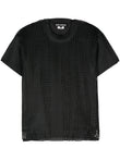 Junya Watanabe Open-knit crewneck t-shirt