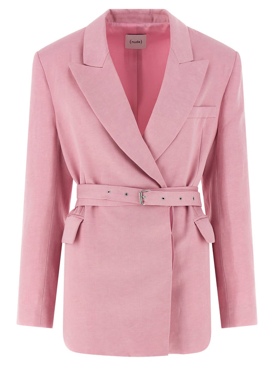 Nude Belt Blazer
