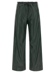 Nude Faux Leather Trousers