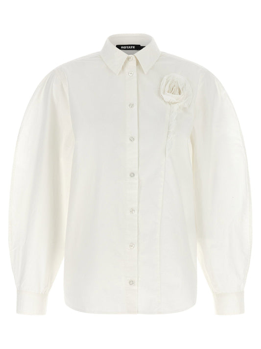 Rotate Birger Christensen 3d Floral Detail Shirt