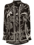 F.R.S . Printed silk shirt