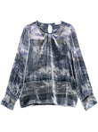 Pierre Louis Mascia Silk printed blouse