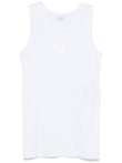 Alexander McQueen Skull-embroidered tank top
