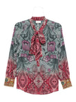 Pierre Louis Mascia Printed silk shirt