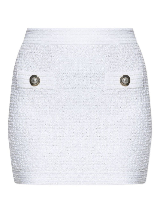 Balmain Tweed Mini Skirt