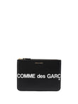 Comme Des Garcons Wallet Huge Logo Pouch