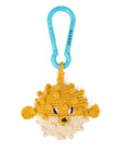 Alanui Handmade Puffer Fish Crochet Key Holder