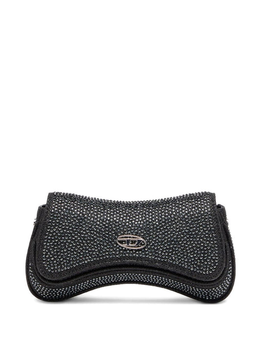 Diesel Play-Clutch in crystal denim