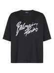 Balmain Boxy T-shirt with Brush print