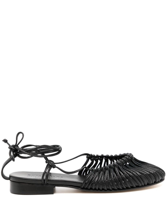 Hereu Mantera knotted leather sandal