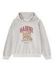 Ganni Margot Kitty organic cotton hoodie