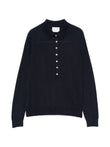 Beyou Cashmere and silk polo sweater