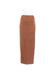 Silk95Five French Tie silk skirt