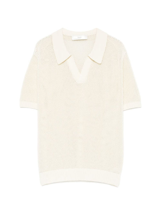 Dunst Cotton and linen polo shirt