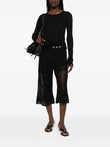 Iro Crochet Knit Wide-Leg Trousers