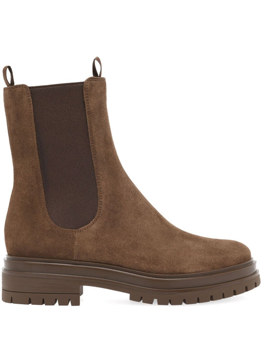 Gianvito Rossi Chester Suede Leather Boots