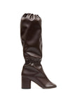 MM6 Maison Margiela Gathered Block Heel Boots