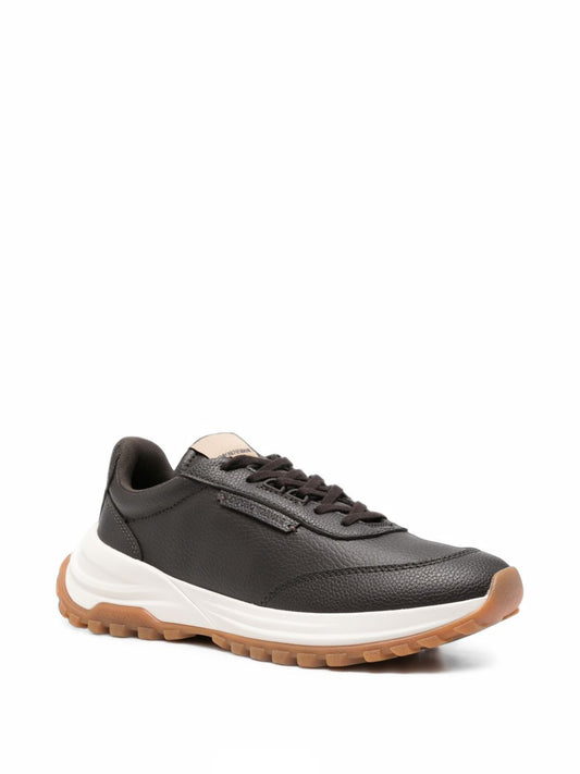 EMPORIO ARMANI CAPSULE Sneakers BROWN