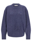 The Attico Asymmetrical Hem Sweater