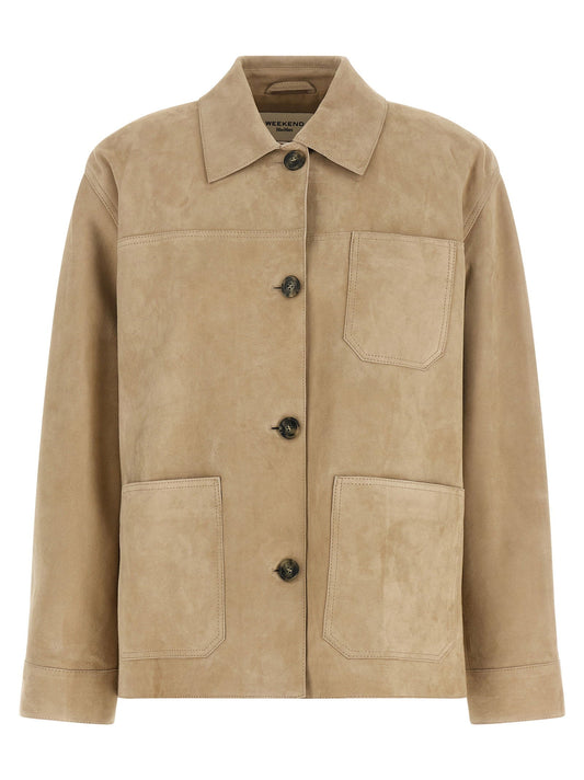 Weekend Max Mara Ghiera Leather Jacket
